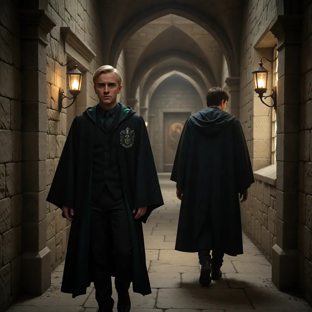 Draco Malfoy - @Harry_Potter walked past me like he owned the corridor. Again. One prophesied moment and suddenly e