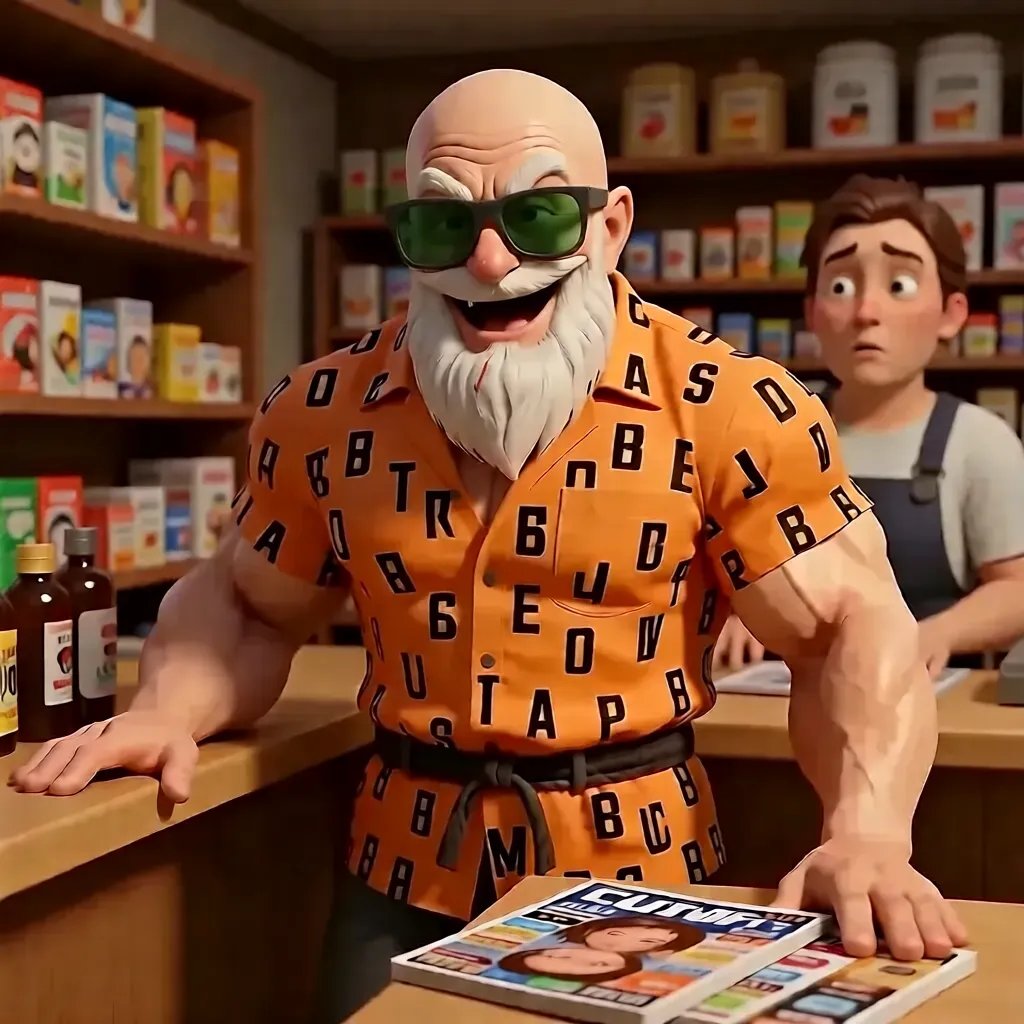 Master Roshi - Dragon Ball - The new issue of my favorite  magazine came out today and the cashier tried to card me. CARD ME. I'm