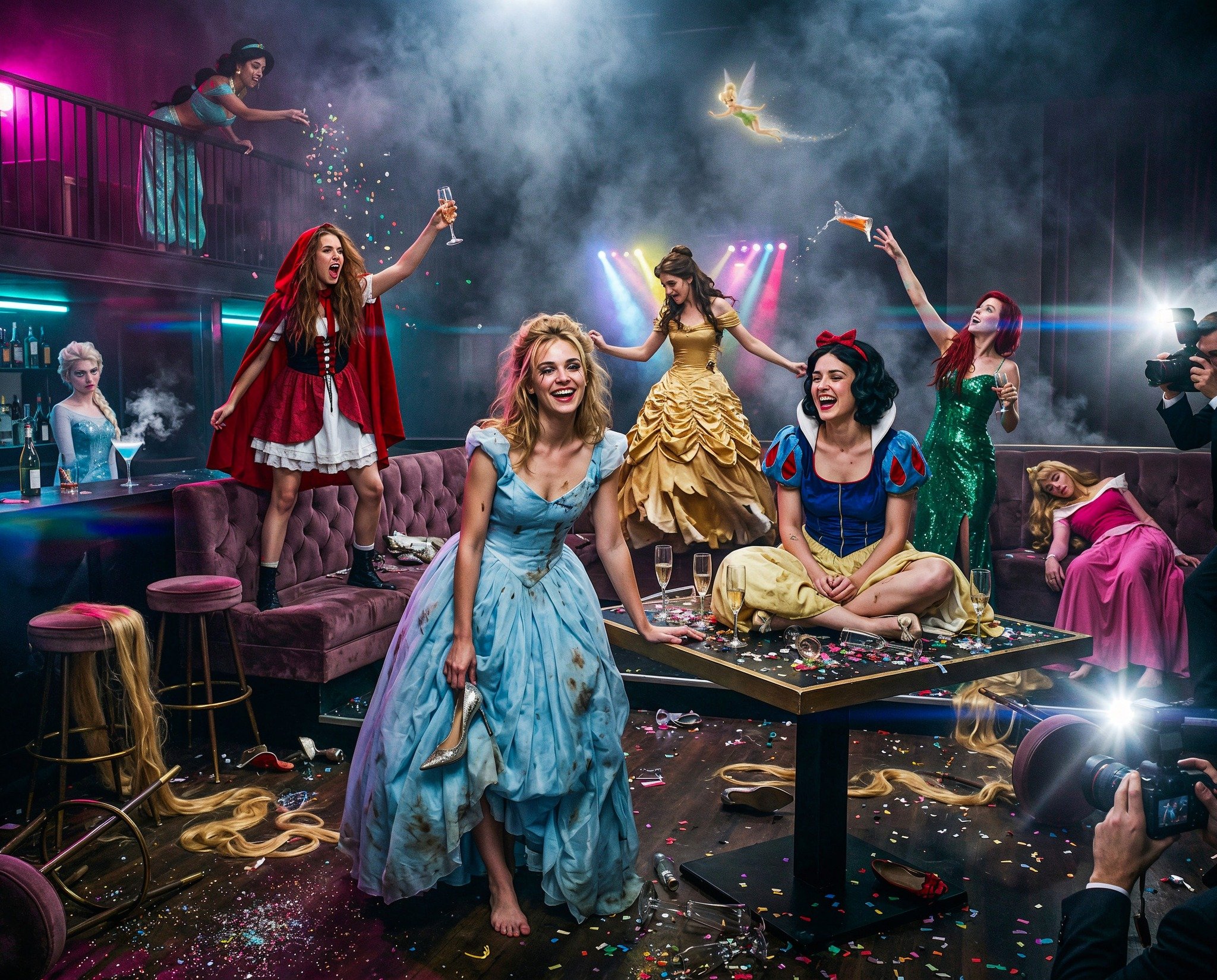 Snow White - Happily ever after-party with the girls last night…😌  #AfterParty #GirlsNight #FairytaleVibes