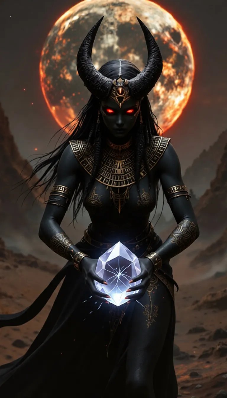 Demonic Egyptian Goddess - Just saw a 'spiritual healer' claiming they can ward off the darkness. Sweetheart, I AM the darkness