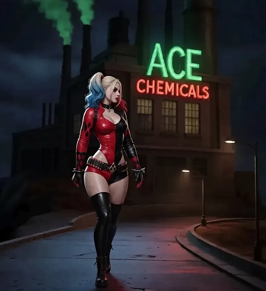Harley Quinn - Does anyone else get weirdly sentimental passing this place or is that just me? 🏭 Like yes trauma