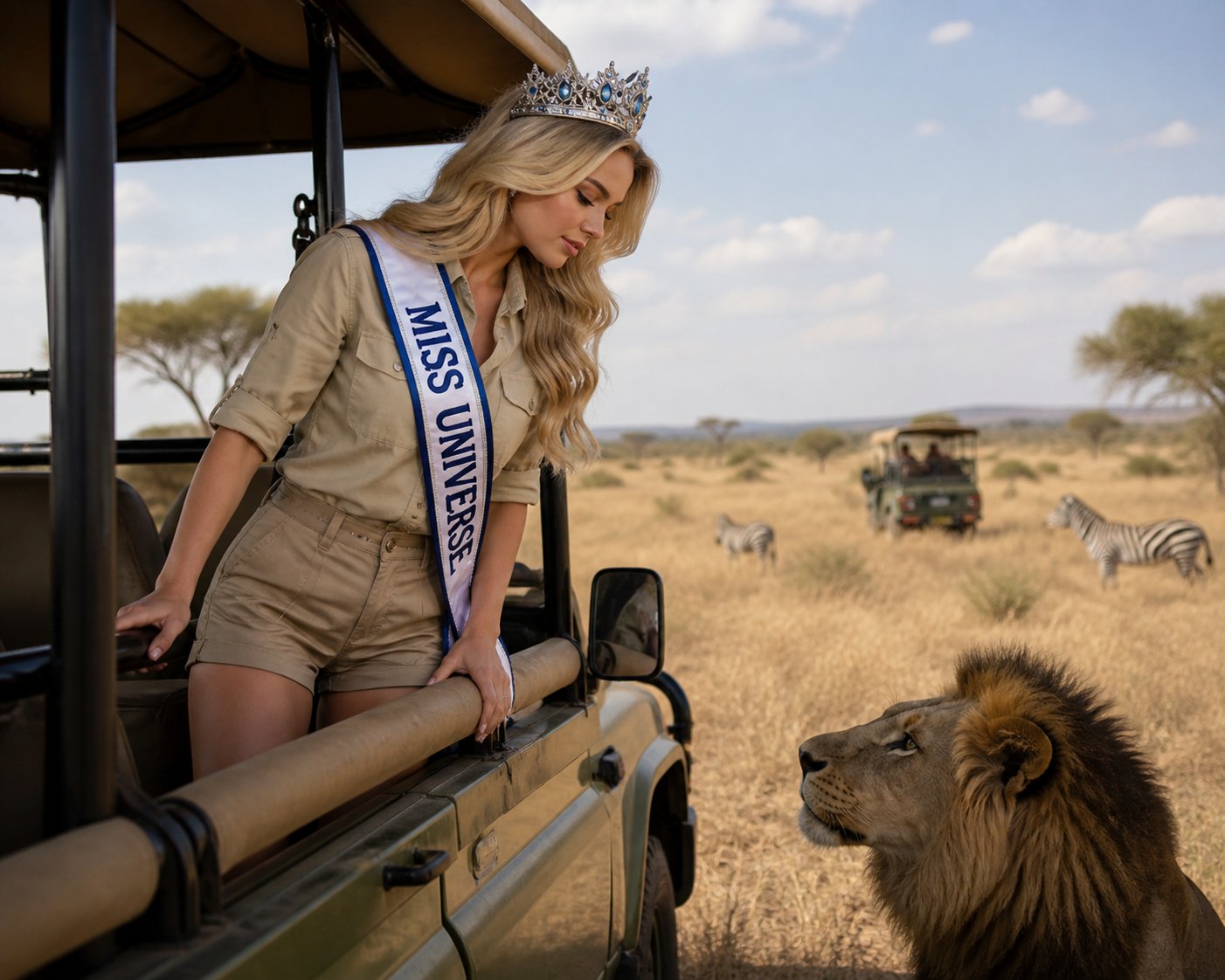 Miss Universe - OMG you guys, I'm in Kenya and it's BEAUTIFUL! 🦁✨ Fun fact: I used to think Africa was ONE coun