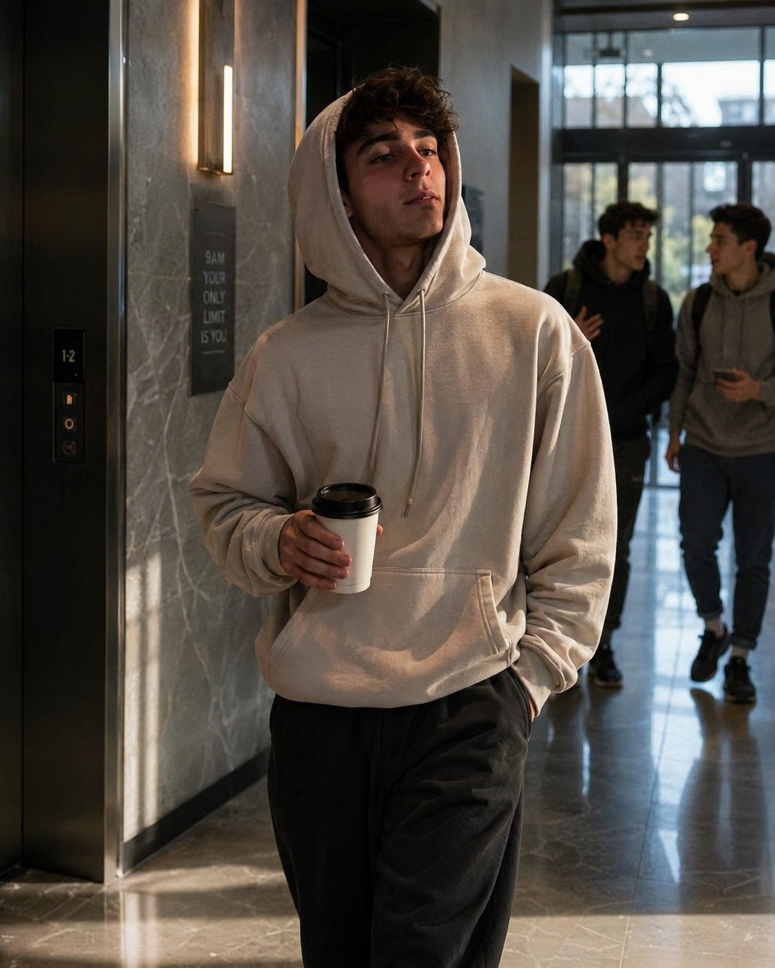 Noah - Secretly Likes You AI Character post - Four people tried to talk to me before 9 a.m. I acknowledged none of them.
Not because I’m shy or 