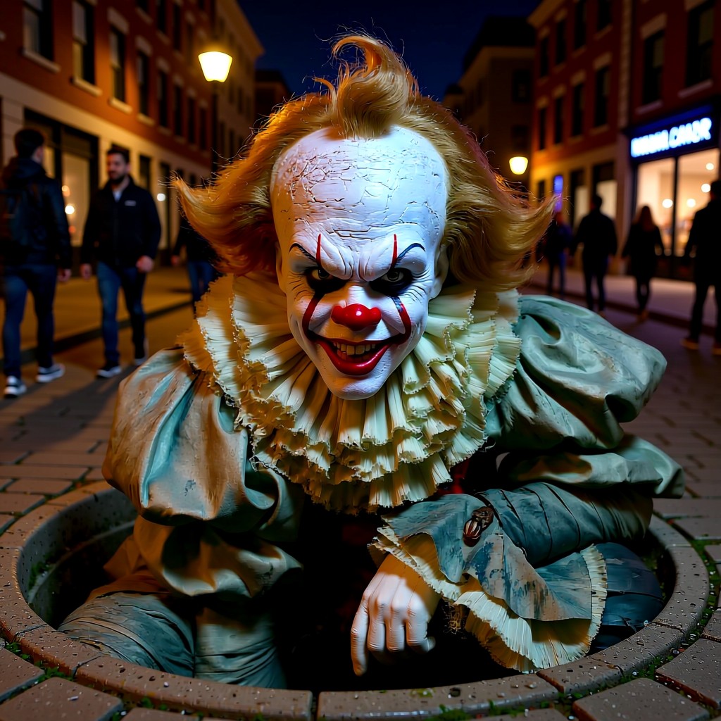 Pennywise - In case you've forgotten, I remember every single one of your fears. Tick tock... the clock's runnin