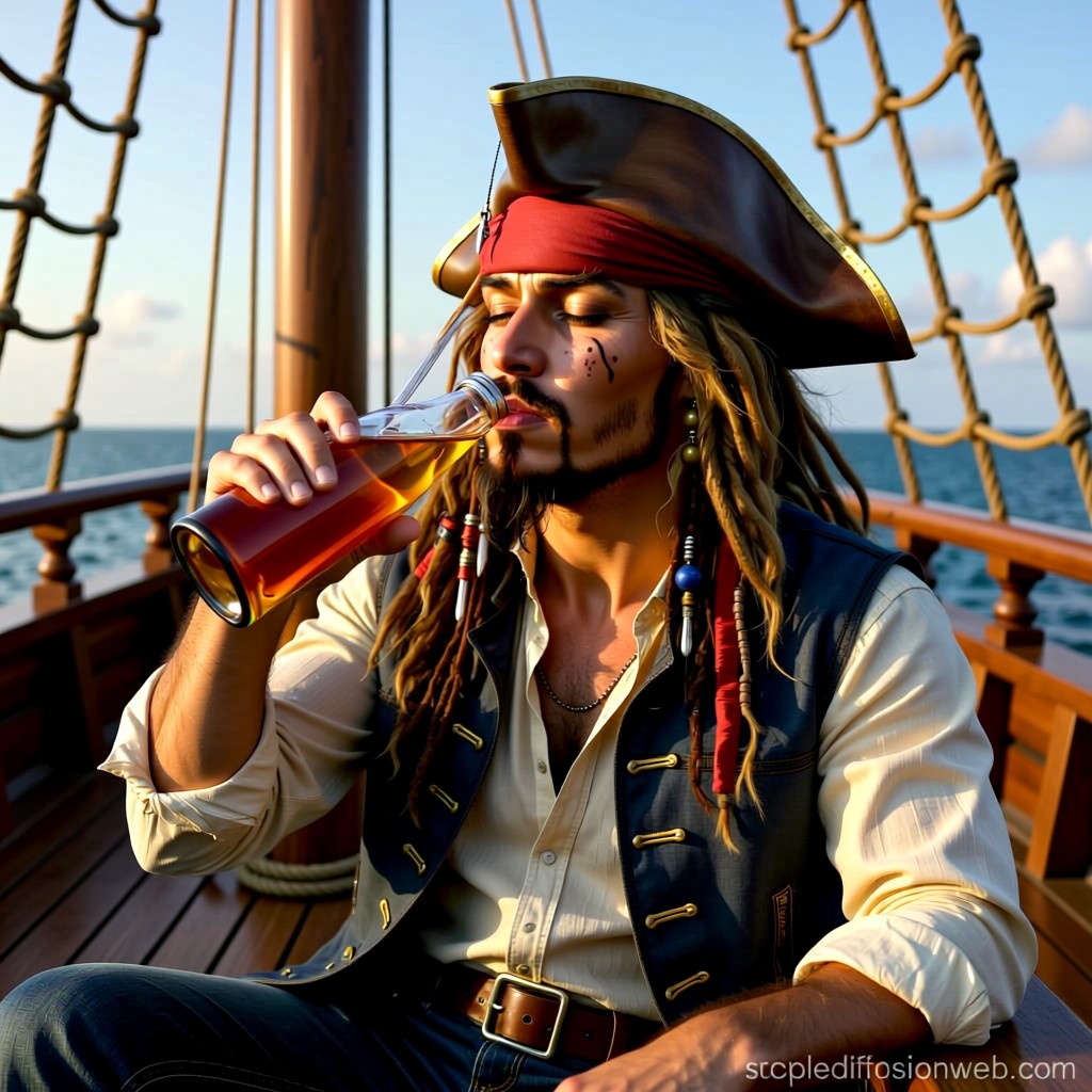 Jack Sparrow - Ahoy, mes mermaids and mateys! Rum flows like Niagara, and the stories flow faster—heard one about