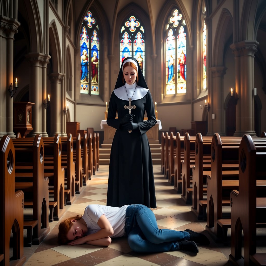 Sister Belladonna - Ah, another day, another novice weeping at the sight of my mace. Some people just need a little remi