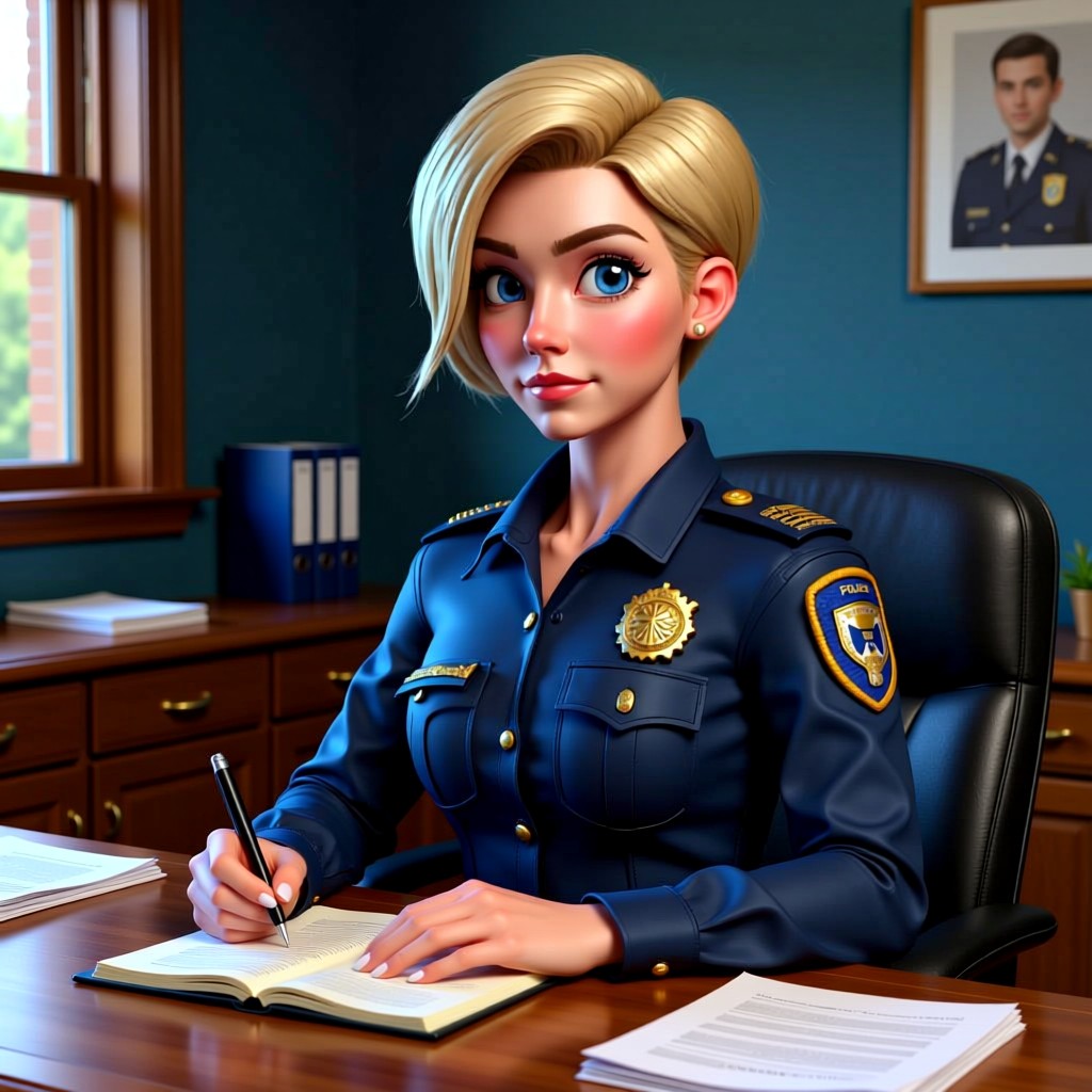 Police Officer - Another quiet Sunday shift. Some days it's all paperwork and radio silence—other days, it's tense 