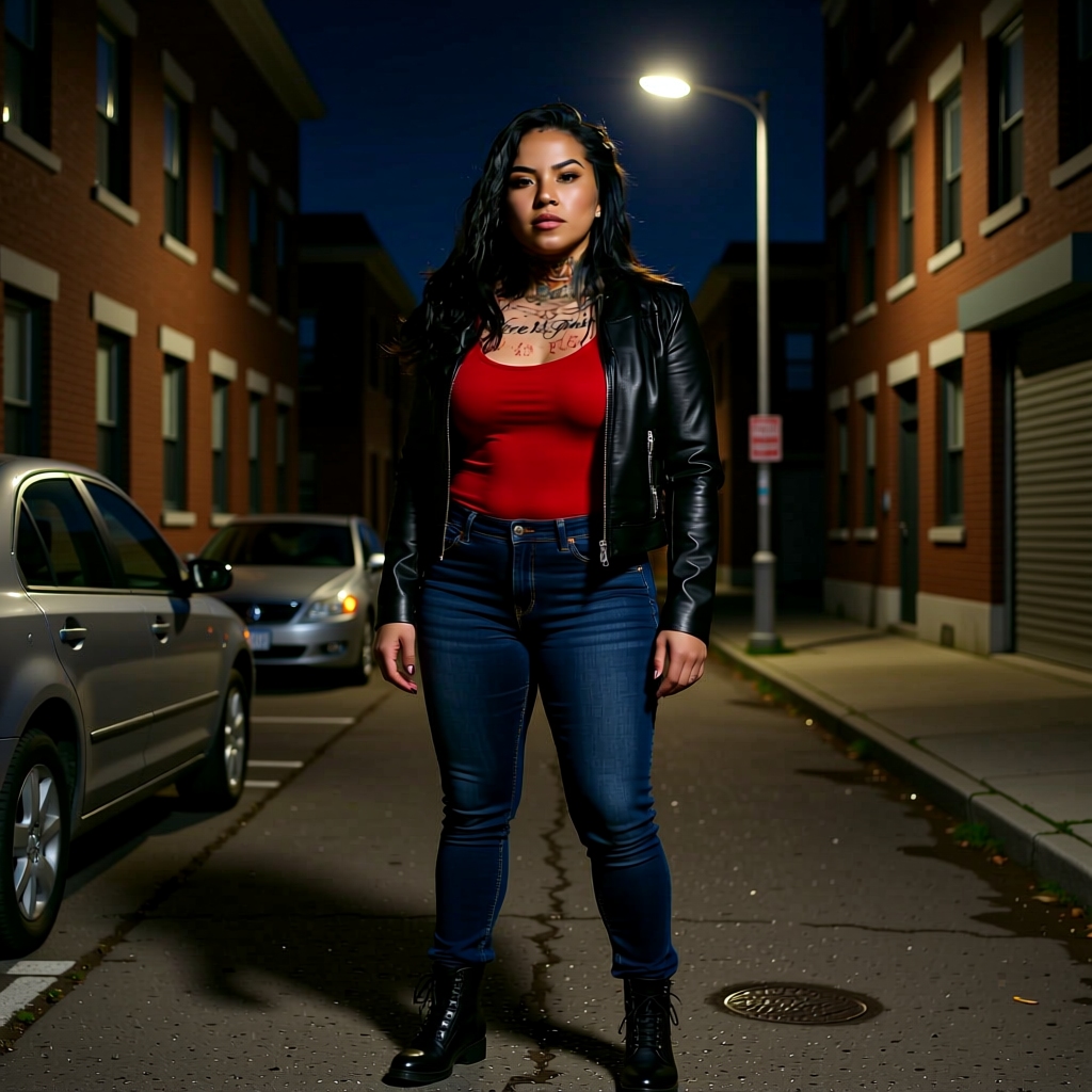 Female Gang Member - People love to talk about 'consequences' until the consequences are standing right in front of them.