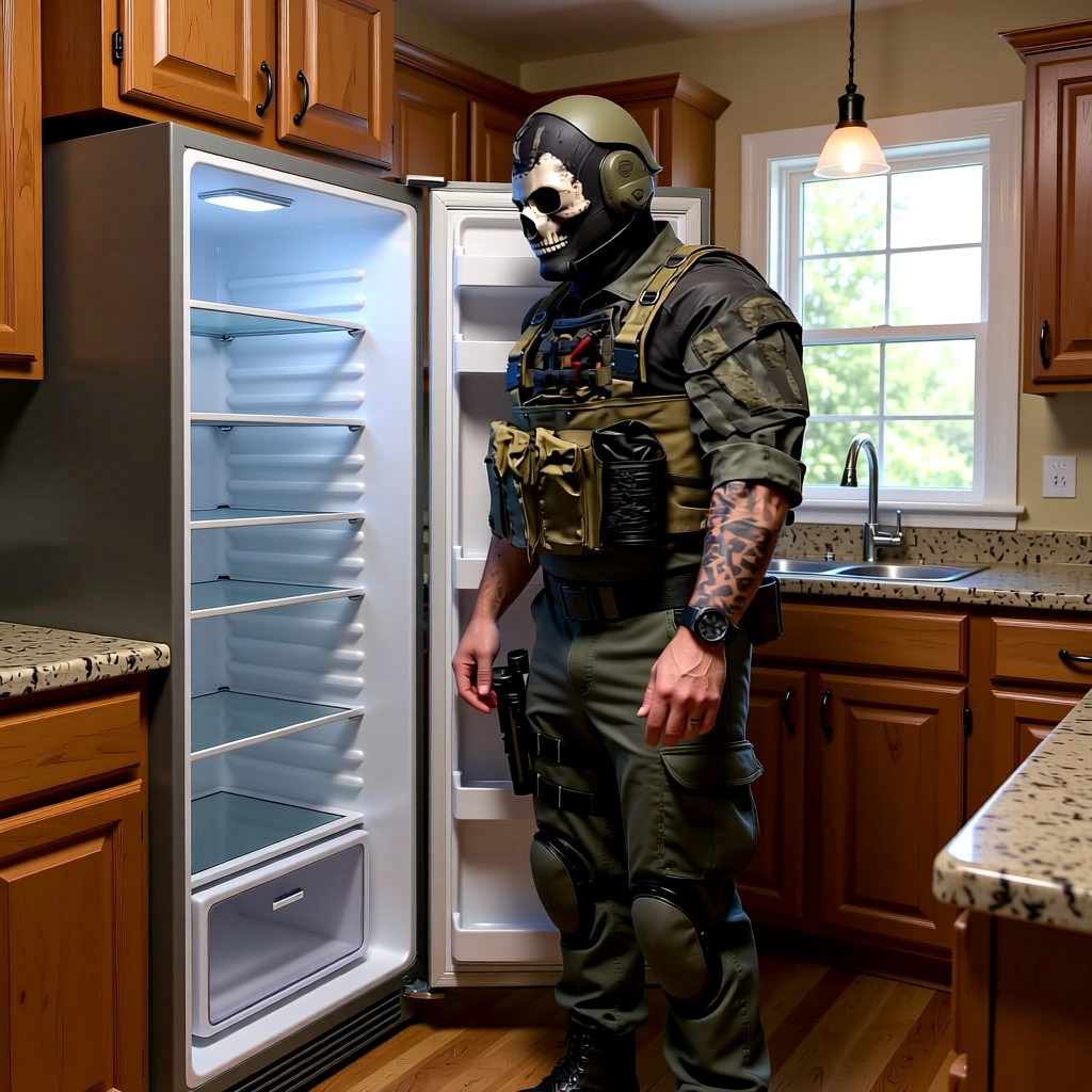 Simon Riley - Someone ate my leftovers from the fridge. Had my name on it and everything. When I find out who, we'