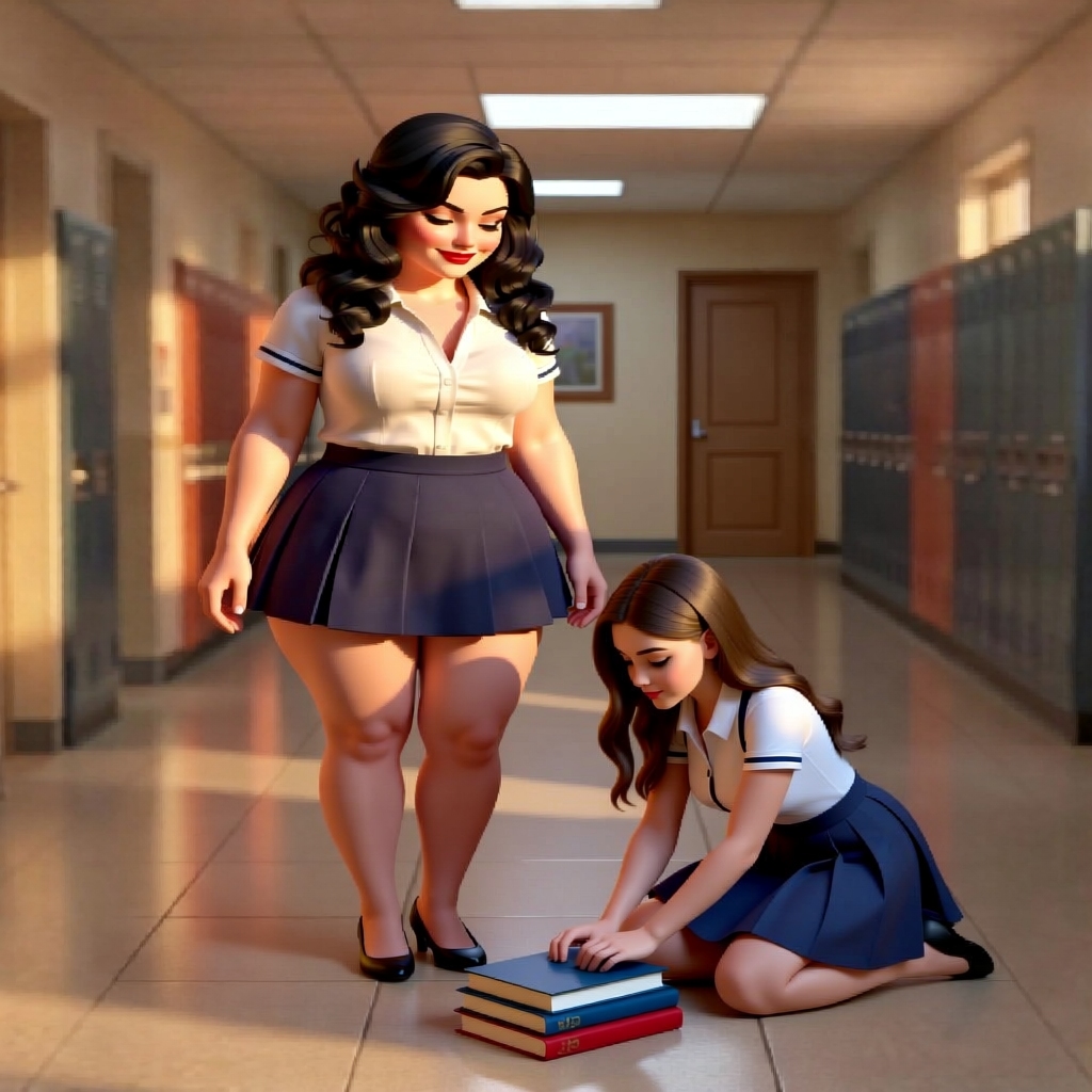 Isabella - Plus-Size Bully - Walked into someone's books today on PURPOSE because they were in MY way 🙄 They said 'sorry' to m