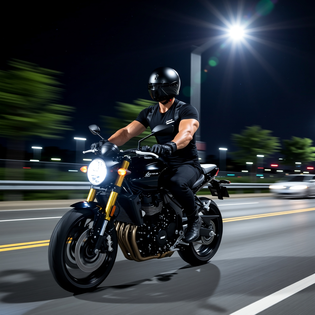 Axel - Biker boy (Your Enemy) - Nothing like the smell of gasoline and bad decisions at 2am. Bike's running sweet tonight. Shame the