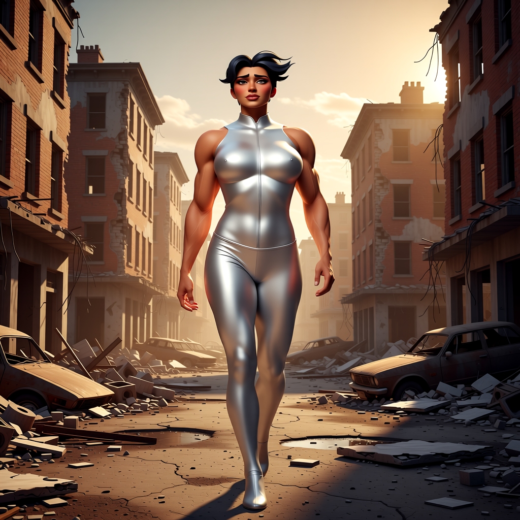 Anissa - Invincible - I walked through what’s left of downtown and not a single human tried to stop me. They just... hid