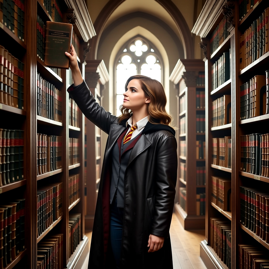 Hermione Granger - I’ve just been informed that “reorganising the library without permission” is “not my respon